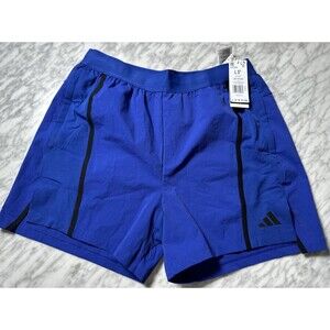 adidas Designed for Training Pro Series Shorts JJ1353 Blue Men's size Large NEW